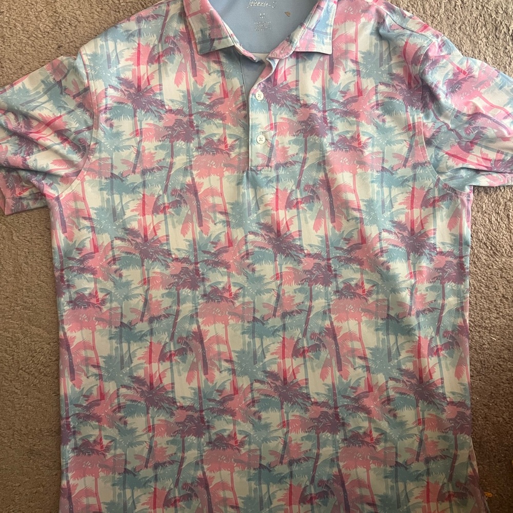 johnnie-O Medium Neon Palm Tree Print
